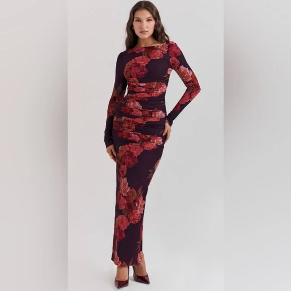 House of CB Lanetta Georgette Dress - Picture 2 of 8